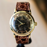 1952 OMEGA Automatic Wristwatch 14K SOLID GOLD Ref. G6525 Vintage Bumper Automatic Wristwatch