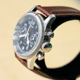 POLJOT "Hanhart" Flieger Chronograph Wristwatch 23 Steine P3133 No. 007/200 Date Indicator Watch
