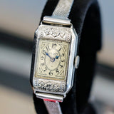 Art Deco Ladies Gruen Watch - Original Bracelet Vintage Wristwatch
