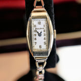 1935 BULOVA Carolyn Art Deco Ladies Watch 10K GF Original Bracelet Vintage Wristwatch