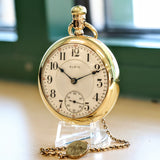 1905 ELGIN Pocket Watch 18s 21 Jewels Railroad Grade No. 349 Vintage U.S.A. Made