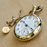 1905 ELGIN Pocket Watch 18s 21 Jewels Railroad Grade No. 349 Vintage U.S.A. Made