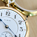 1905 ELGIN Pocket Watch 18s 21 Jewels Railroad Grade No. 349 Vintage U.S.A. Made