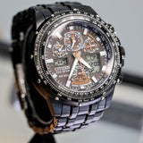 CITIZEN Promaster Skyhawk A-T Wristwatch Radio Controlled Eco-Drive “Black Eagle” JY0005-50E