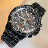 CITIZEN Promaster Skyhawk A-T Wristwatch Radio Controlled Eco-Drive “Black Eagle” JY0005-50E