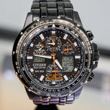 CITIZEN Promaster Skyhawk A-T Wristwatch Radio Controlled Eco-Drive “Black Eagle” JY0005-50E