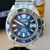 2020 SEIKO Prospex Save the Ocean Special Edition “Manta Ray” Automatic Wristwatch Diver’s Watch Ref. SRPE33