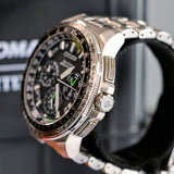 CITIZEN Promaster Navihawk GPS Satellite Wave Wristwatch Eco-Drive Chronograph Watch CC9030-51E