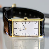 1965 OMEGA Jumbo Tank Wristwatch Ref. 111.016 Swiss Made 17 Jewels Cal. 620 Vintage Watch