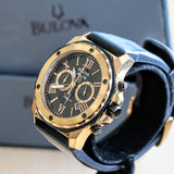 BULOVA Marine Star Chronograph 100m Date Indicator Ref. 98B104 Box & Papers!