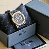BULOVA Marine Star Chronograph 100m Date Indicator Ref. 98B104 Box & Papers!