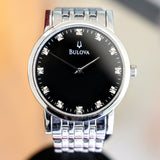 BULOVA Diamond Collection Dress Watch Ref. C835133 Quartz Wristwatch