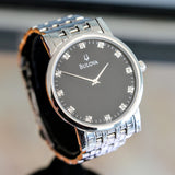 BULOVA Diamond Collection Dress Watch Ref. C835133 Quartz Wristwatch