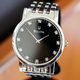 BULOVA Diamond Collection Dress Watch Ref. C835133 Quartz Wristwatch