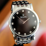 BULOVA Diamond Collection Dress Watch Ref. C835133 Quartz Wristwatch