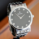 BULOVA Diamond Collection Dress Watch Ref. C835133 Quartz Wristwatch