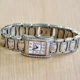 Ladies BRIGHTON "Turin" Watch Solid Silver and Swarovski Crystals Wristwatch