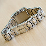 Ladies BRIGHTON "Turin" Watch Solid Silver and Swarovski Crystals Wristwatch