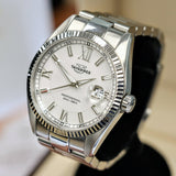 Tavannes Professional 200m/660ft Date Indicator - Q09.110/STS01 - Full Kit: Double Box, Papers, Extra Links