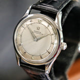 1947 OMEGA Automatic Watch Ref. 2582-3C Cal. 351 Bumper Self-Winding Wristwatch - All SS