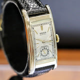 1935 GRUEN Curvex Precision Wristwatch 17 Jewels Cal. 311 Swiss Watch 14K GF