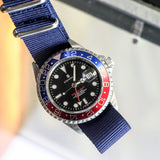STEINHART Ocean One GMT Automatic Watch 21 Jewels ETA 2893-2 BLUE-RED Pepsi Bezel Diver Wristwatch Swiss