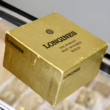 1949 LONGINES Wristwatch Ref. 5950 ALL 18K Solid GOLD 17 Jewels Fancy Lugs Watch