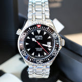 GEVRIL Hudson Yards Automatic Diver Watch Model 48800 - Display Back - BOX & Papers!