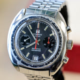 1970s TISSOT Seastar Navigator Chronograph Watch Ref. 40522 Cal. Valjoux 7734 Wristwatch - Original Bracelet