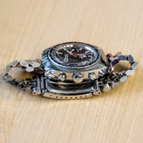 1970s TISSOT Seastar Navigator Chronograph Watch Ref. 40522 Cal. Valjoux 7734 Wristwatch - Original Bracelet