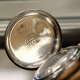 Antique 1868 ELGIN Grade 57 G.M. Wheeler Pocket Watch - Key Wind Silver Open Case