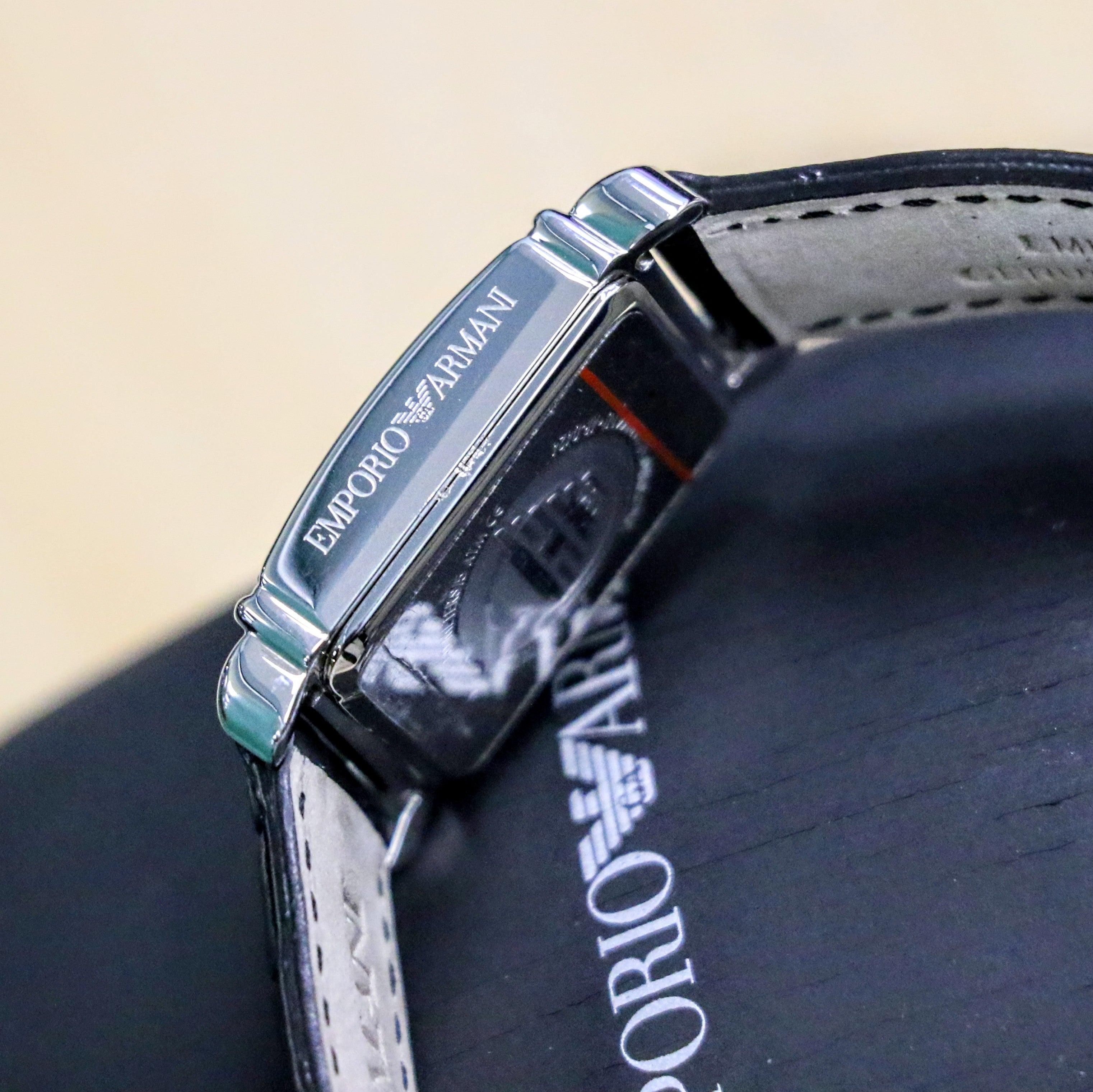 Emporio armani hotsell tank watch