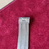 Vintage WITTNAUER Watch Cushion Case & Original Mesh Bracelet Swiss Made Wristwatch