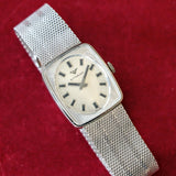 Vintage WITTNAUER Watch Cushion Case & Original Mesh Bracelet Swiss Made Wristwatch