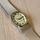 WALTHAM Incablock Ladies Wristwatch 17 Jewels FHF 69-21 Watch - Original Mesh Bracelet