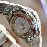 Brand-New! AQUINUS Marellio Dive Watch 200m Ref. ASSQR7BSBR001 Swiss Made Wristwatch ALL S.S.