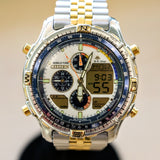 CITIZEN Navisurf Promaster World Time Watch C320-Q00524 Analog & Digital Wristwatch