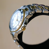 2008 BULOVA Marine Star 100m Date Indicator Diamond Dial Two-Tone Case & Bracelet- ALL S.S.