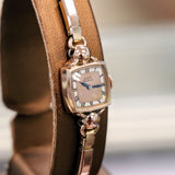 1941 ELGIN De Luxe Ladies Watch 17 Jewels Grade 617 U.S.A. Wristwatch - 10K Rose G.F.
