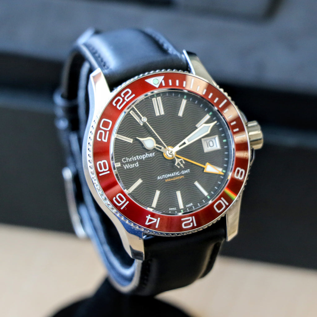 Christopher Ward C60 Trident PRO 600 GMT Diver Watch C6038AGM2 - ALL O ...