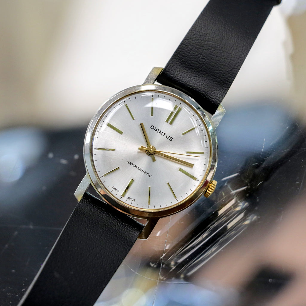 1960's DIANTUS Antimagnetic Watch Cal. EB 8800 Swiss Made Vintage Wris ...