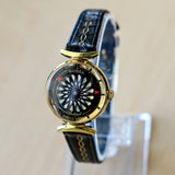1950s ERNEST BOREL Ladies Cocktail Watch Kaleidoscope Dial 25mm Swiss Wristwatch - ALL ORIGINAL!
