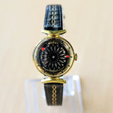 1950s ERNEST BOREL Ladies Cocktail Watch Kaleidoscope Dial 25mm Swiss Wristwatch - ALL ORIGINAL!