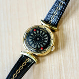 1950s ERNEST BOREL Ladies Cocktail Watch Kaleidoscope Dial 25mm Swiss Wristwatch - ALL ORIGINAL!