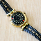 1950s ERNEST BOREL Ladies Cocktail Watch Kaleidoscope Dial 25mm Swiss Wristwatch - ALL ORIGINAL!