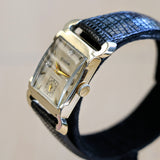 1955 BULOVA Watch Diamond Dial Fancy Tank Case & Lugs Cal. 8AC U.S.A. Wristwatch