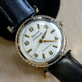 1960 BULOVA 23 "TAW" Automatic Watch 23 Jewels Cal. 10BZACTextured Dial Fancy Lugs & Case