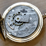 1903 WALTHAM Waltham Pocket Watch 18s 17 Jewels Grade 825 - VERY RARE Kenosha Hunter Case