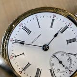 1903 WALTHAM Waltham Pocket Watch 18s 17 Jewels Grade 825 - VERY RARE Kenosha Hunter Case