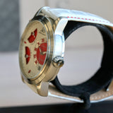 NOS J&S Joshua & Sons Automatic Watch Ref. JS-03-08 Triple Zone Time Wristwatch - In Box